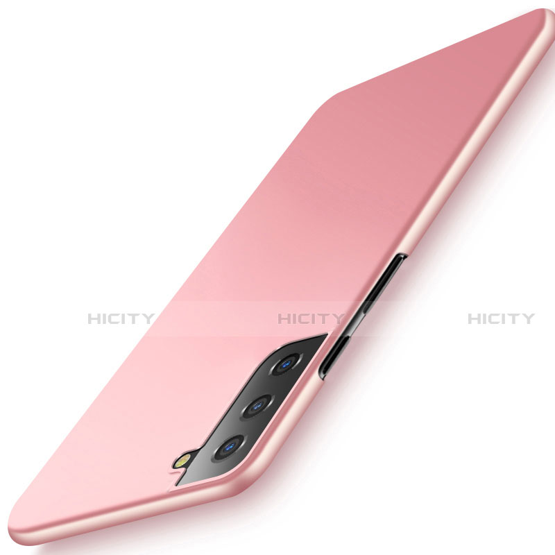 Funda Dura Plastico Rigida Carcasa Mate M02 para Samsung Galaxy S21 Plus 5G Oro Rosa
