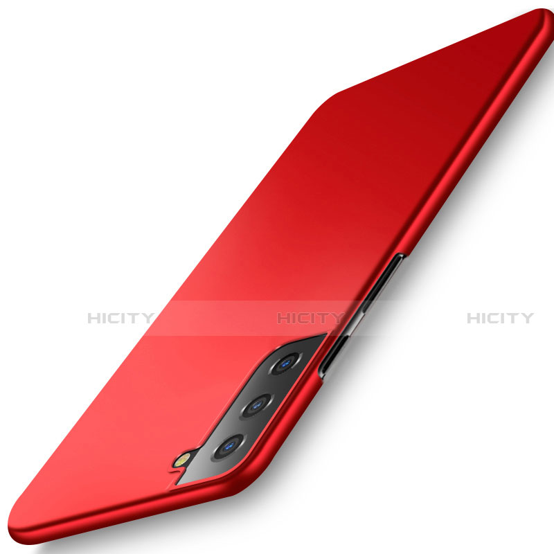 Funda Dura Plastico Rigida Carcasa Mate M02 para Samsung Galaxy S21 Plus 5G Rojo