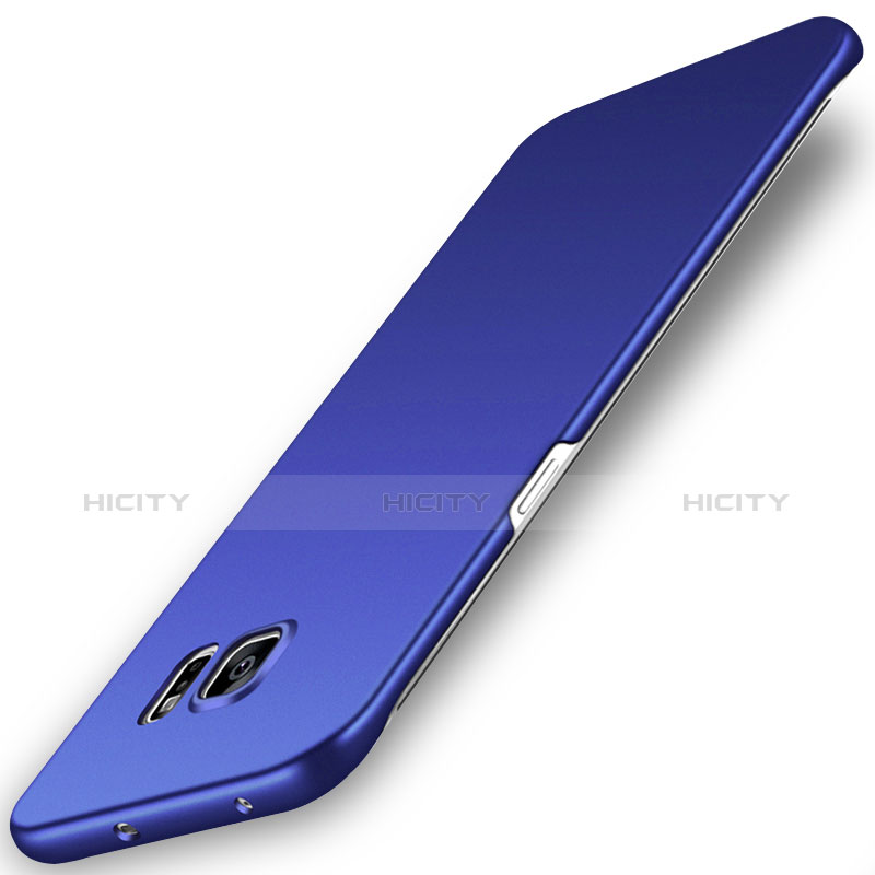 Funda Dura Plastico Rigida Carcasa Mate M02 para Samsung Galaxy S6 Edge SM-G925 Azul