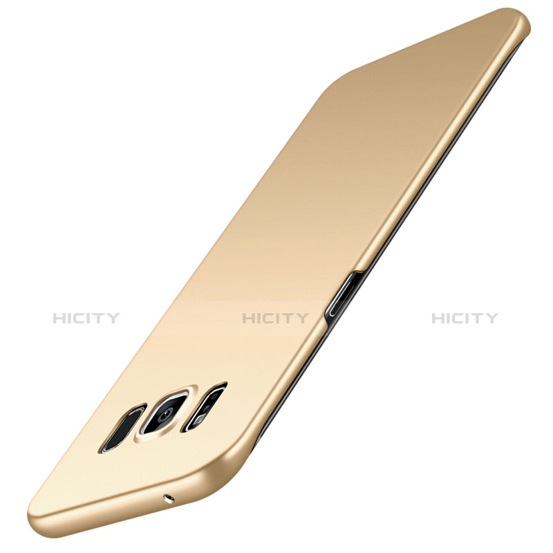 Funda Dura Plastico Rigida Carcasa Mate M02 para Samsung Galaxy S8 Oro