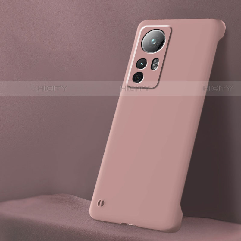 Funda Dura Plastico Rigida Carcasa Mate M02 para Xiaomi Mi 12 Pro 5G Rosa