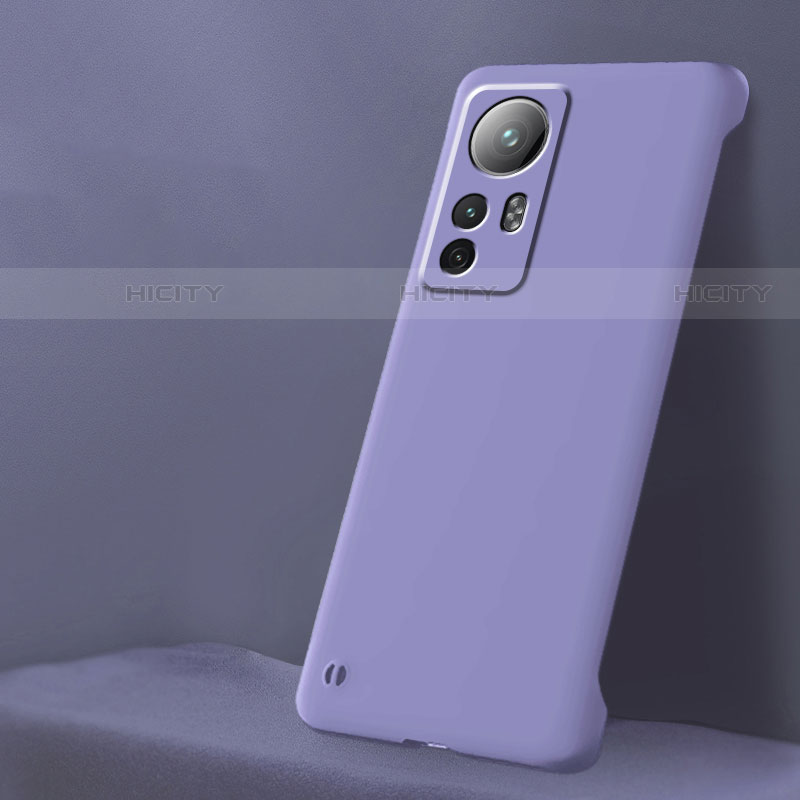 Funda Dura Plastico Rigida Carcasa Mate M02 para Xiaomi Mi 12S Pro 5G Purpura Claro