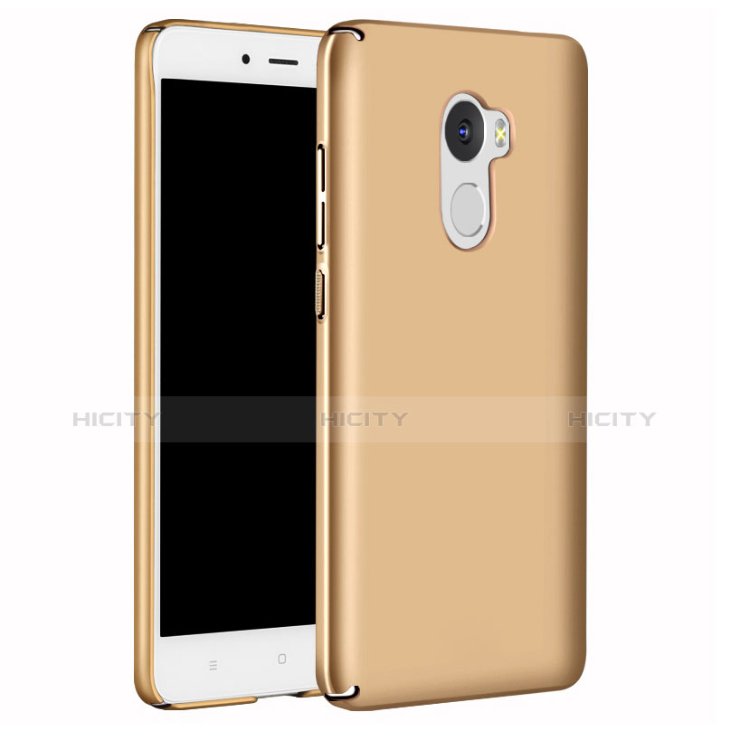 Funda Dura Plastico Rigida Carcasa Mate M02 para Xiaomi Redmi 4 Standard Edition Oro