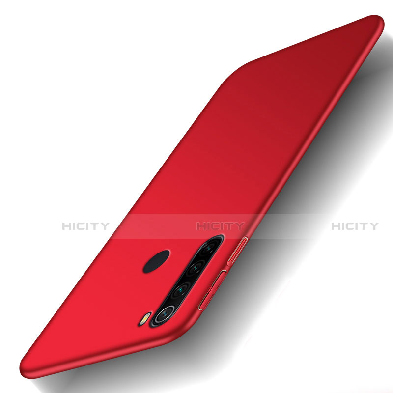 Funda Dura Plastico Rigida Carcasa Mate M02 para Xiaomi Redmi Note 8T Rojo