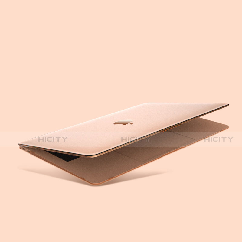 Funda Dura Plastico Rigida Carcasa Mate M03 para Apple MacBook Air 13 pulgadas (2020) Oro