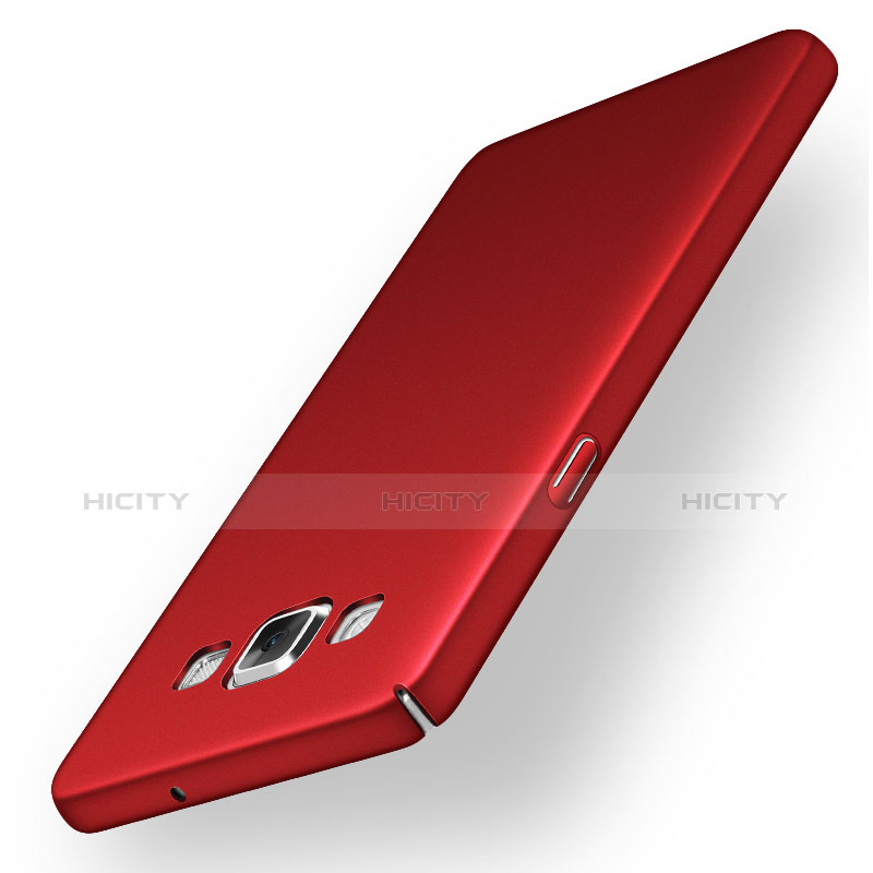Funda Dura Plastico Rigida Carcasa Mate M03 para Samsung Galaxy A5 SM-500F Rojo