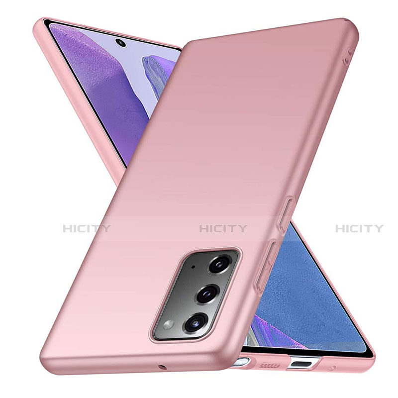 Funda Dura Plastico Rigida Carcasa Mate M03 para Samsung Galaxy Note 20 5G Oro Rosa
