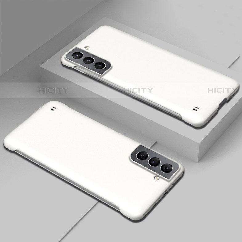 Funda Dura Plastico Rigida Carcasa Mate M03 para Samsung Galaxy S21 FE 5G Blanco