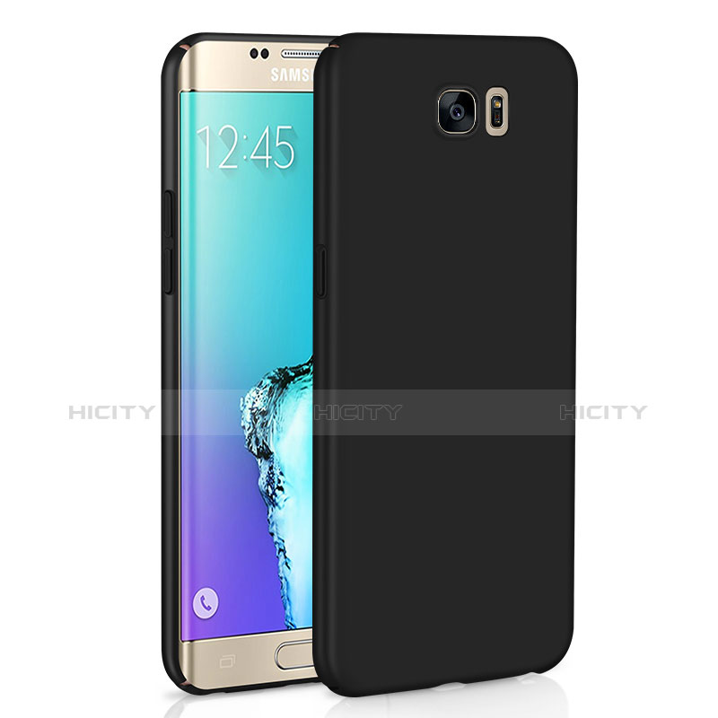 Funda Dura Plastico Rigida Carcasa Mate M03 para Samsung Galaxy S6 Edge SM-G925 Negro