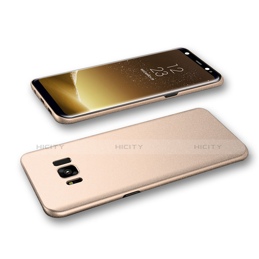 Funda Dura Plastico Rigida Carcasa Mate M03 para Samsung Galaxy S8 Oro