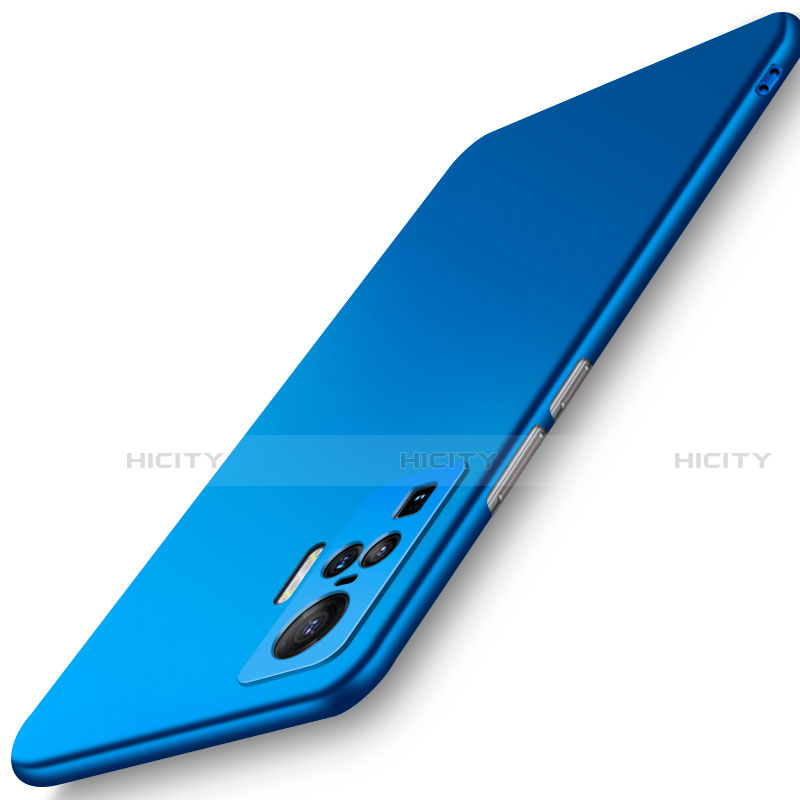 Funda Dura Plastico Rigida Carcasa Mate M03 para Vivo X50 Pro 5G Azul