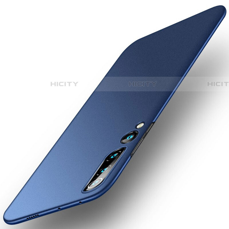 Funda Dura Plastico Rigida Carcasa Mate M03 para Xiaomi Mi 10 Azul