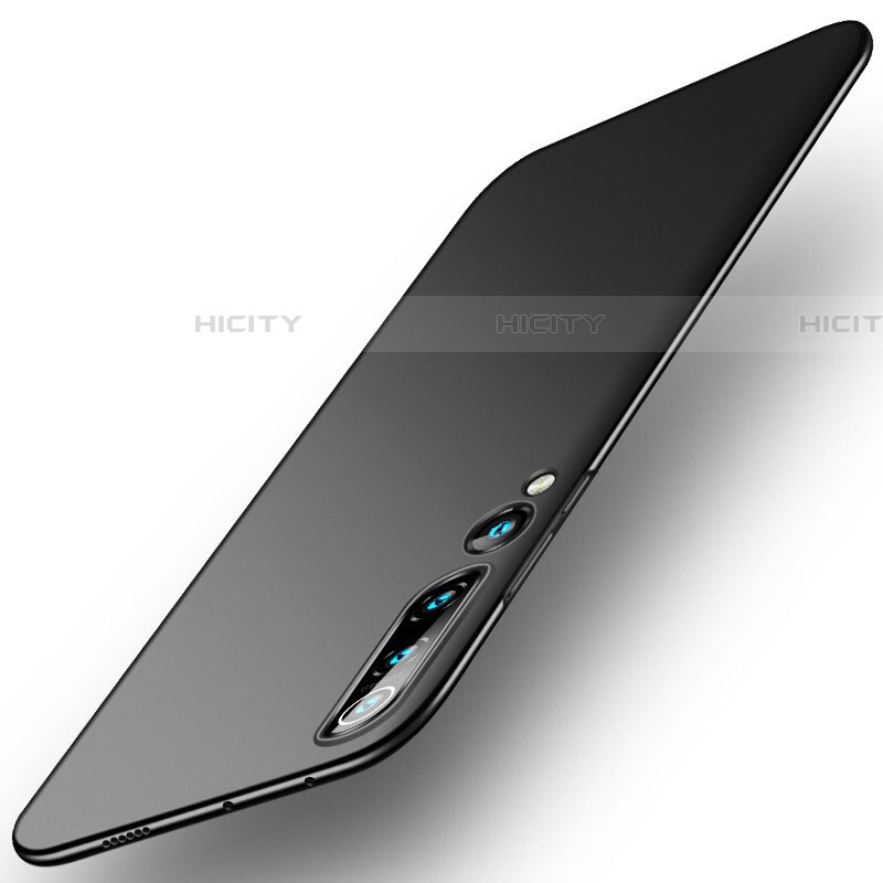 Funda Dura Plastico Rigida Carcasa Mate M03 para Xiaomi Mi 10 Negro
