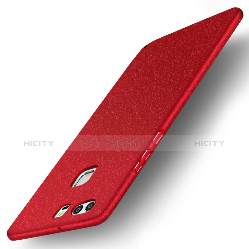 Funda Dura Plastico Rigida Carcasa Mate M04 para Huawei P9 Rojo