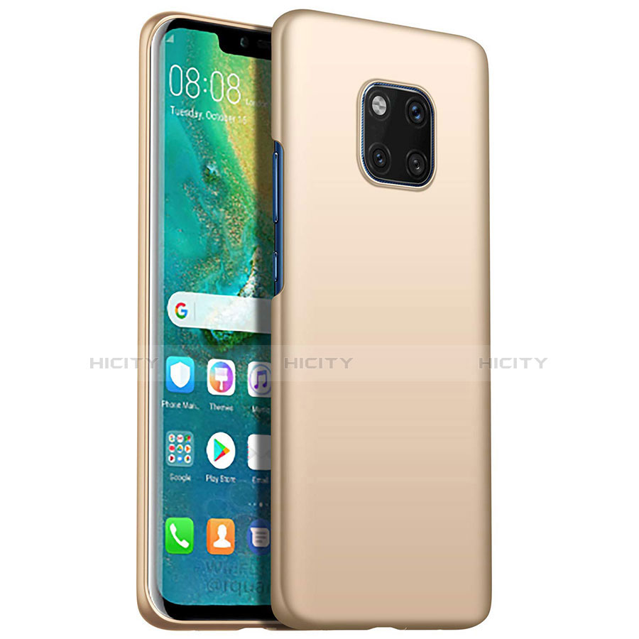 Funda Dura Plastico Rigida Carcasa Mate M05 para Huawei Mate 20 Pro Oro