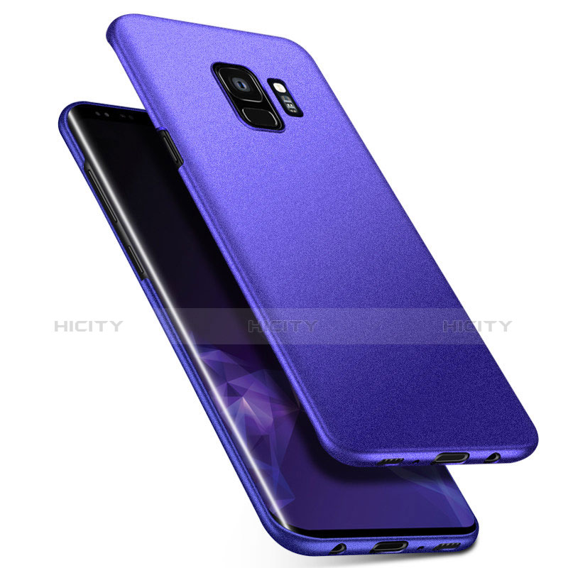 Funda Dura Plastico Rigida Carcasa Mate M08 para Samsung Galaxy S9 Azul