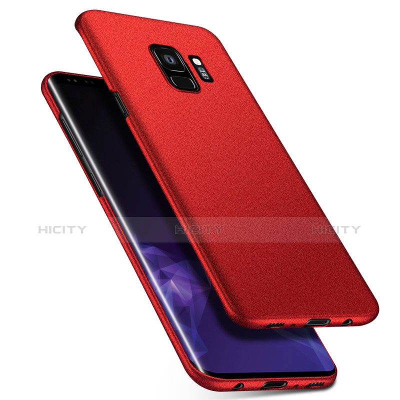Funda Dura Plastico Rigida Carcasa Mate M08 para Samsung Galaxy S9 Rojo