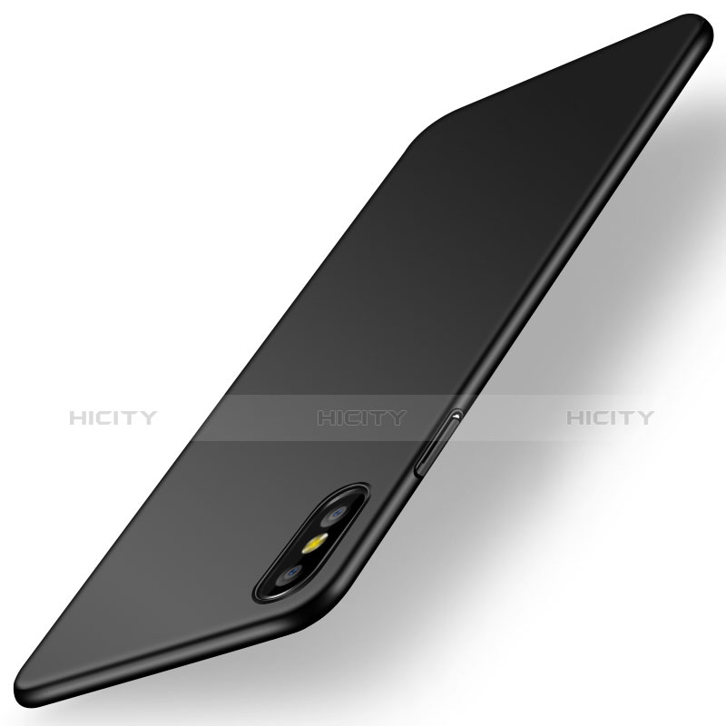 Funda Dura Plastico Rigida Carcasa Mate M15 para Apple iPhone X Negro