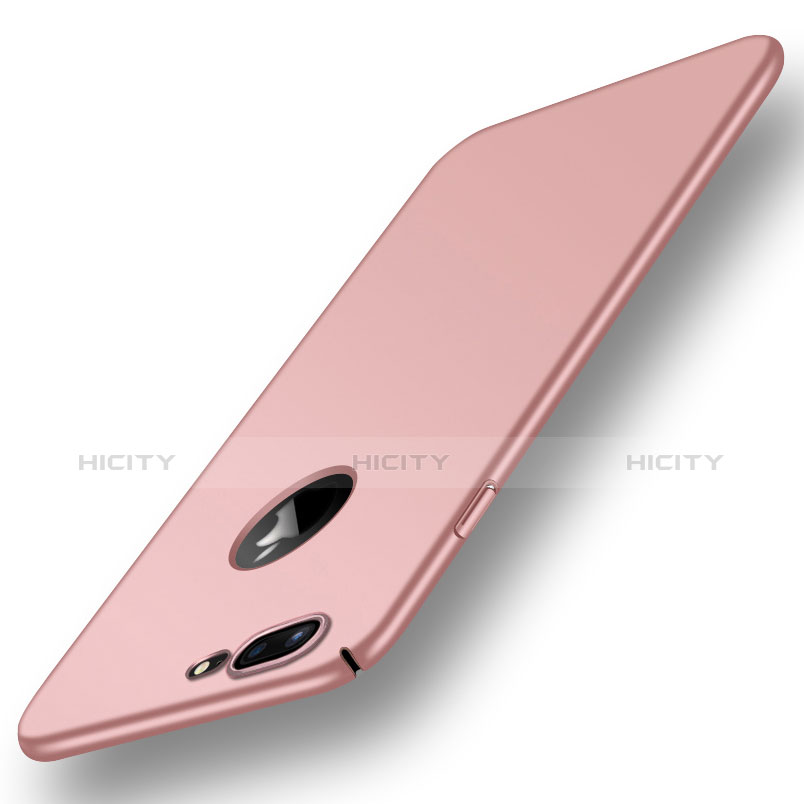 Funda Dura Plastico Rigida Carcasa Mate M18 para Apple iPhone 8 Plus Oro Rosa