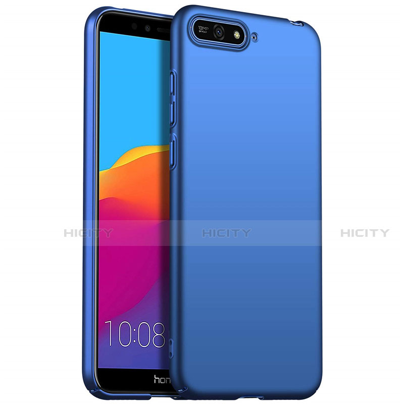 Funda Dura Plastico Rigida Carcasa Mate P01 para Huawei Y6 (2018) Azul