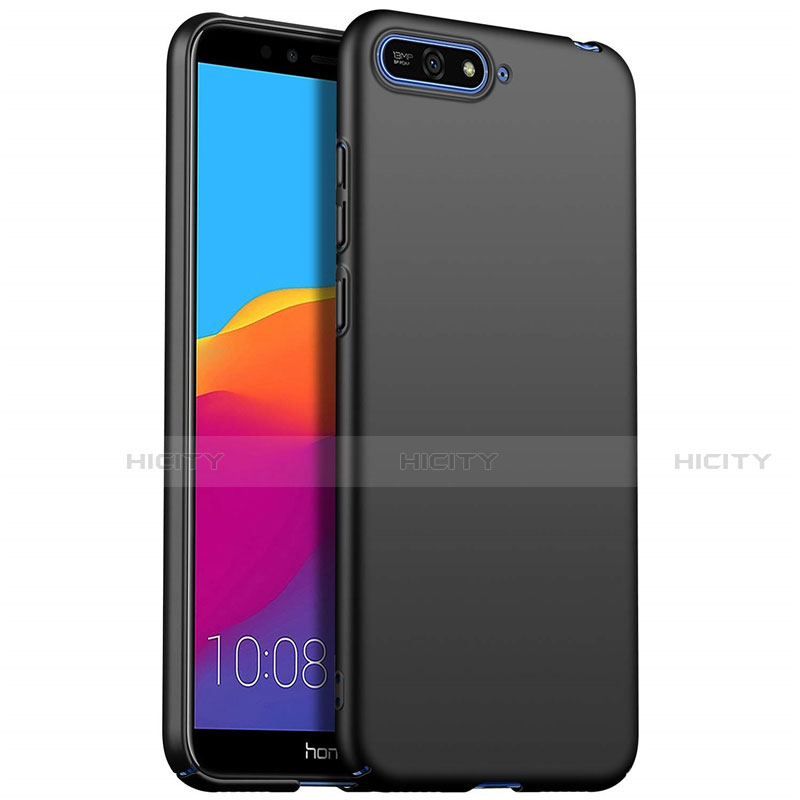 Funda Dura Plastico Rigida Carcasa Mate P01 para Huawei Y6 Prime (2018) Negro