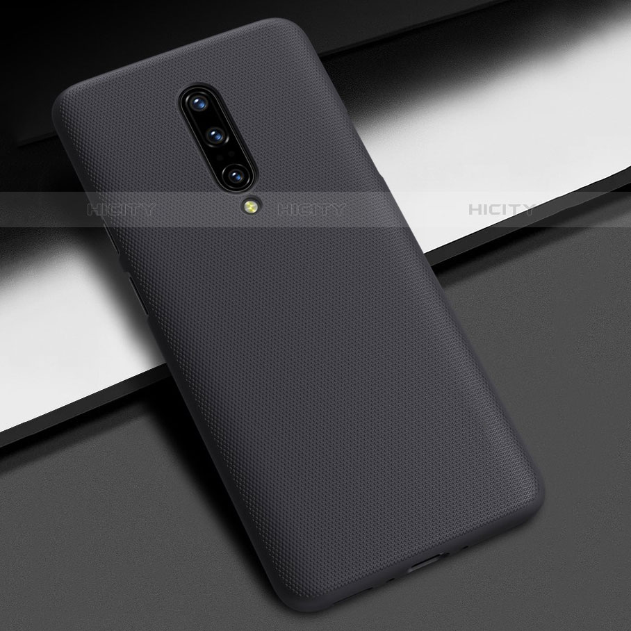 Funda Dura Plastico Rigida Carcasa Mate P01 para OnePlus 7 Pro Negro