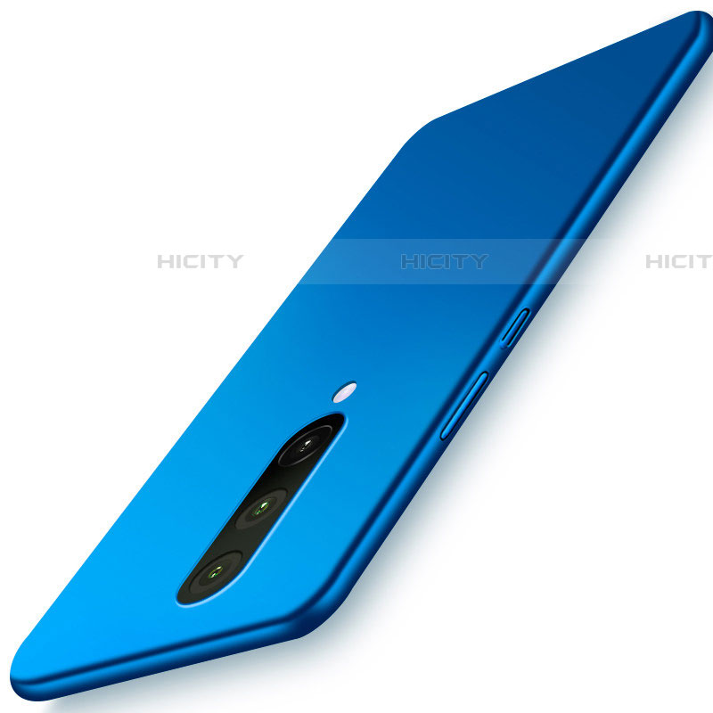 Funda Dura Plastico Rigida Carcasa Mate P01 para OnePlus 8 Azul