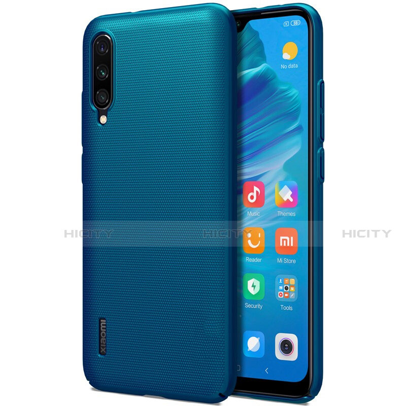 Funda Dura Plastico Rigida Carcasa Mate P01 para Xiaomi Mi A3 Azul