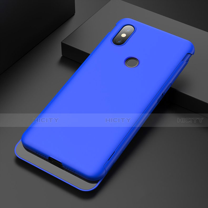 Funda Dura Plastico Rigida Carcasa Mate P01 para Xiaomi Mi Mix 3 Azul