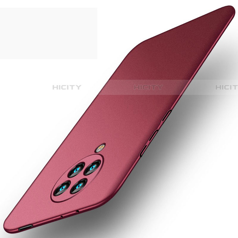 Funda Dura Plastico Rigida Carcasa Mate P01 para Xiaomi Poco F2 Pro Rojo