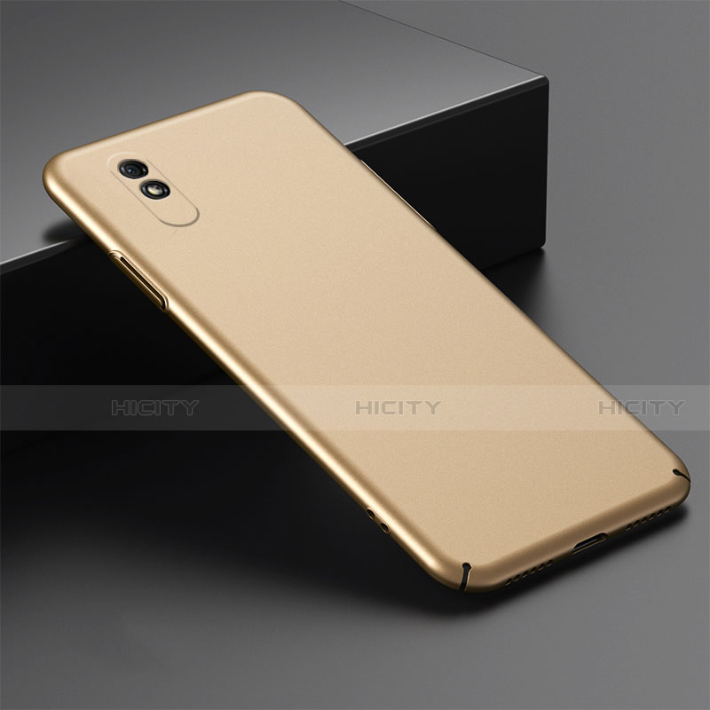 Funda Dura Plastico Rigida Carcasa Mate P01 para Xiaomi Redmi 9i Oro