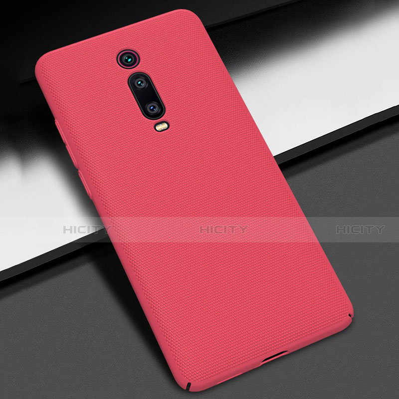 Funda Dura Plastico Rigida Carcasa Mate P01 para Xiaomi Redmi K20 Rojo