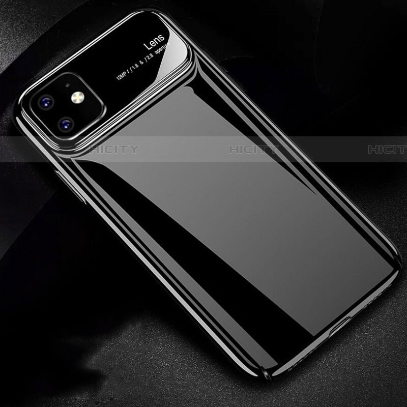 Funda Dura Plastico Rigida Carcasa Mate P02 para Apple iPhone 11 Negro