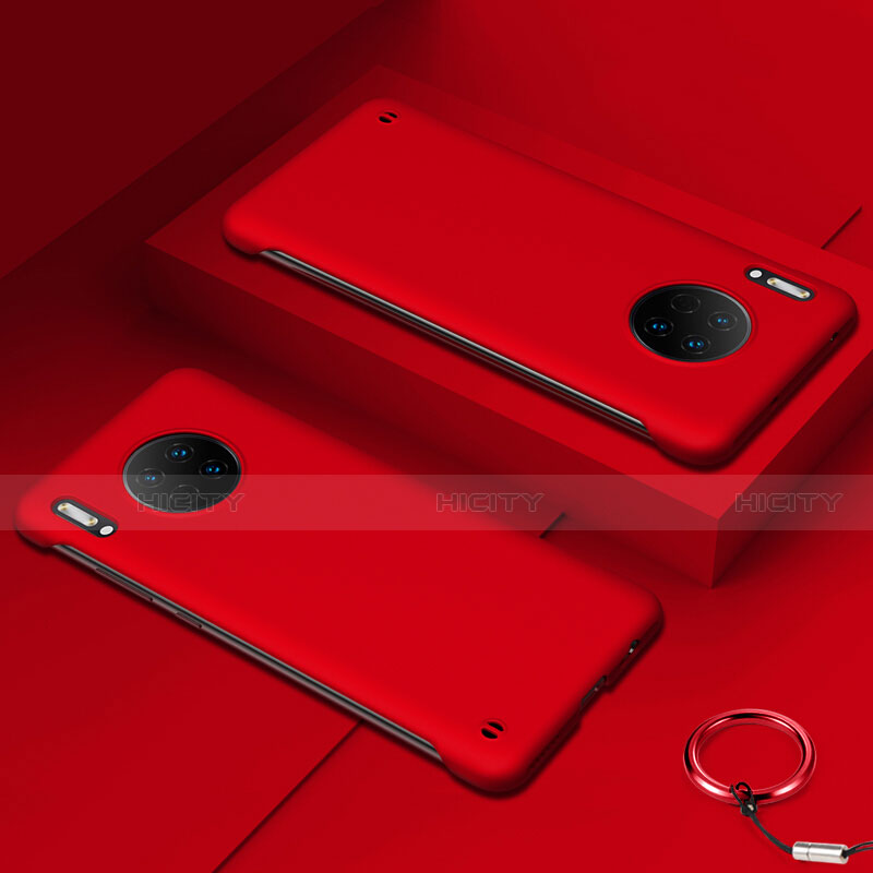 Funda Dura Plastico Rigida Carcasa Mate P02 para Huawei Mate 30 Rojo