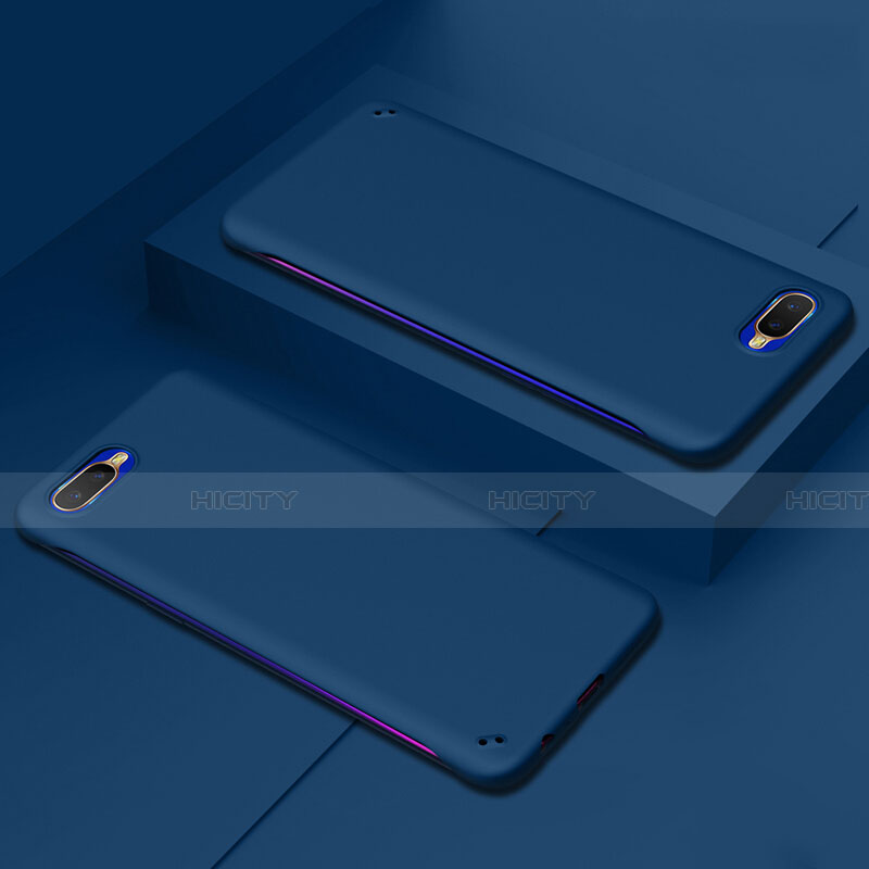 Funda Dura Plastico Rigida Carcasa Mate P02 para Oppo K1 Azul