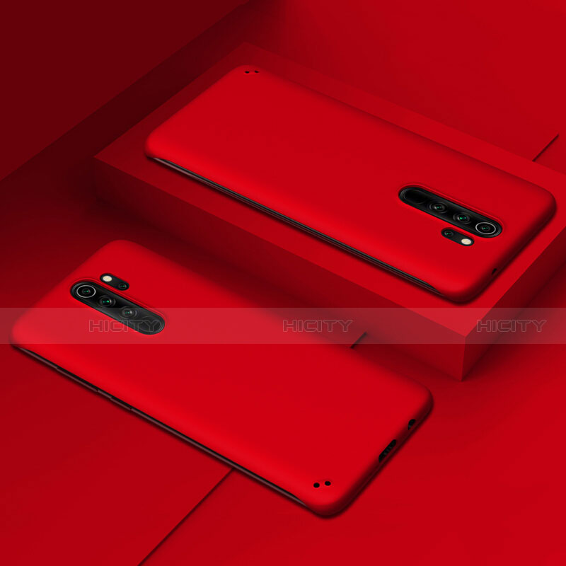 Funda Dura Plastico Rigida Carcasa Mate P02 para Xiaomi Redmi Note 8 Pro Rojo