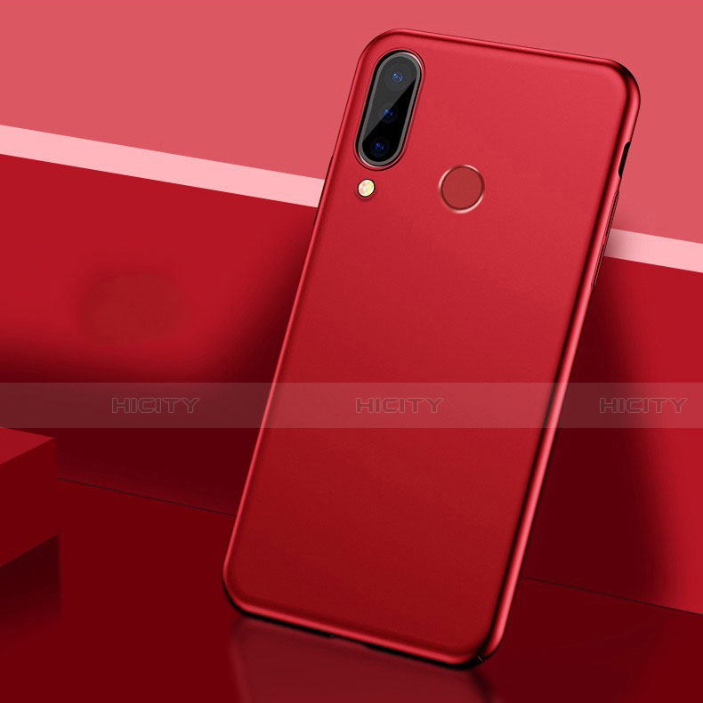 Funda Dura Plastico Rigida Carcasa Mate P03 para Huawei P30 Lite New Edition Rojo