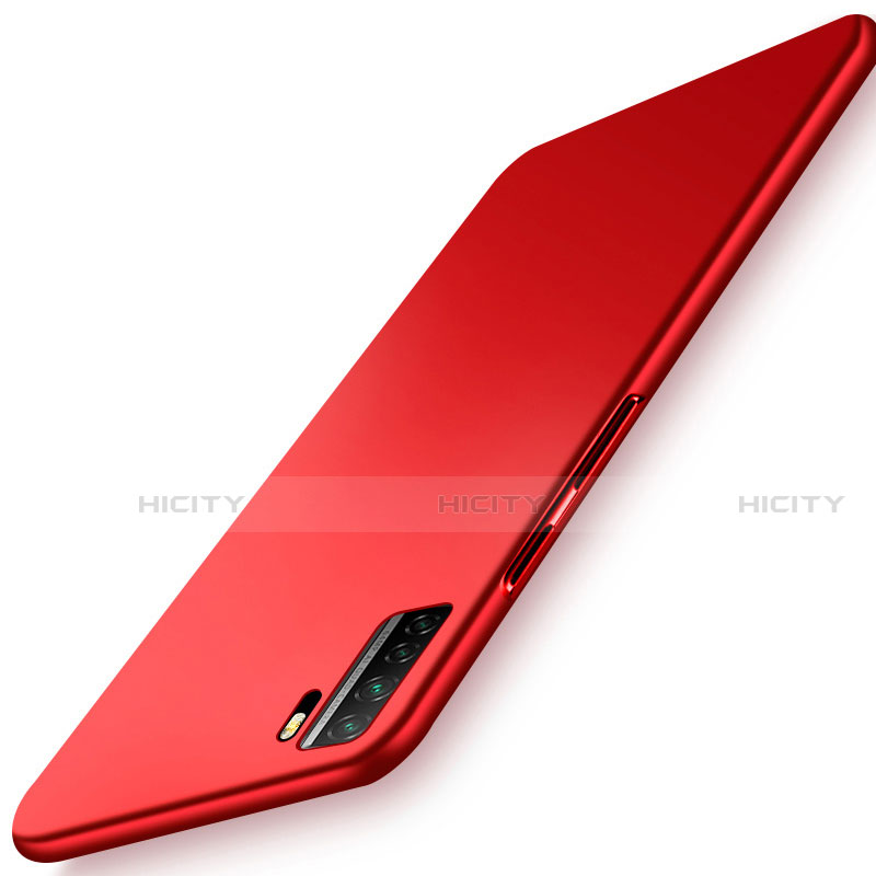 Funda Dura Plastico Rigida Carcasa Mate P03 para Huawei P40 Lite 5G Rojo