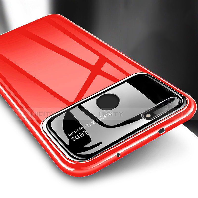 Funda Dura Plastico Rigida Carcasa Mate P04 para Huawei Honor View 20 Rojo