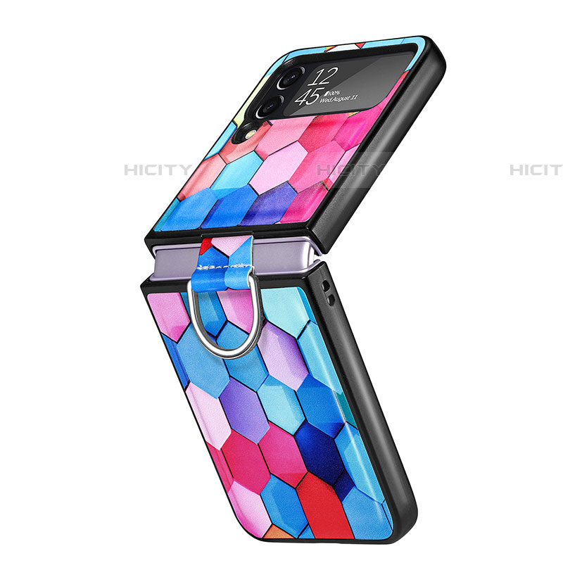 Funda Dura Plastico Rigida Carcasa Mate P06 para Samsung Galaxy Z Flip4 5G