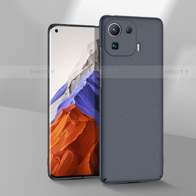 Funda Dura Plastico Rigida Carcasa Mate para Xiaomi Mi 11 Pro 5G Gris