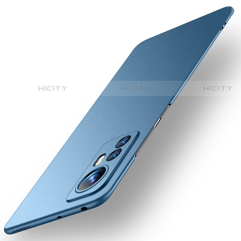 Funda Dura Plastico Rigida Carcasa Mate para Xiaomi Mi 12S 5G Azul