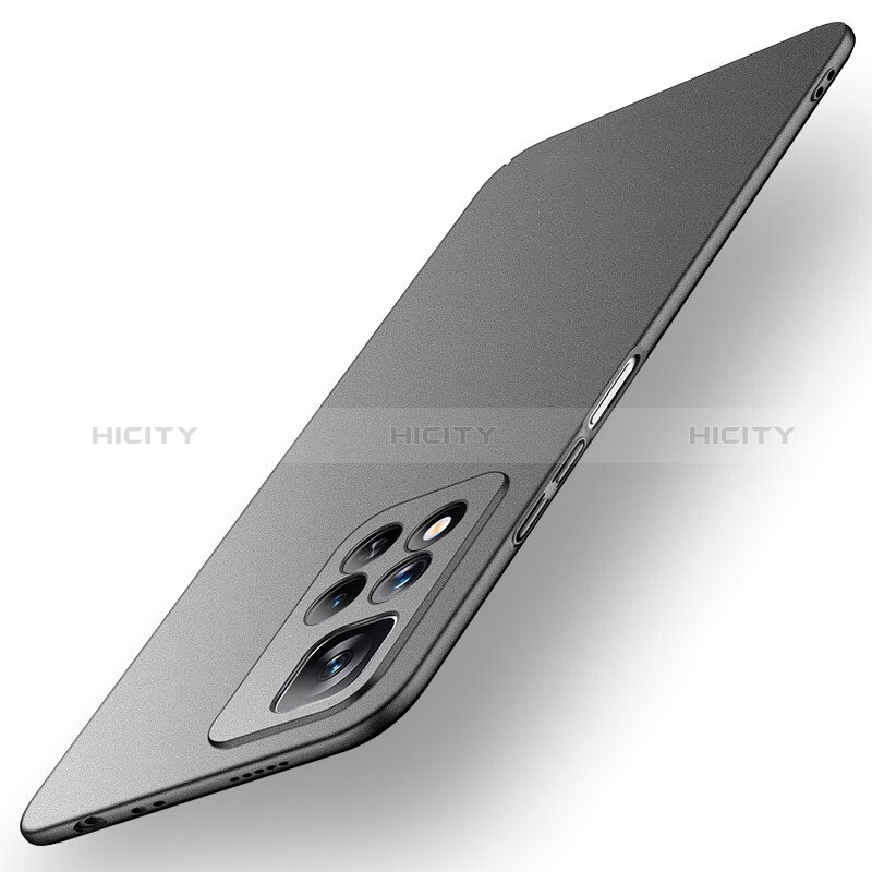 Funda Dura Plastico Rigida Carcasa Mate para Xiaomi Redmi Note 11 Pro+ Plus 5G Negro