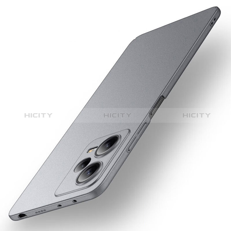 Funda Dura Plastico Rigida Carcasa Mate para Xiaomi Redmi Note 12 Explorer Gris