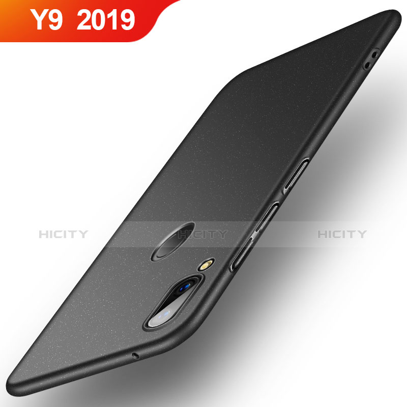 Funda Dura Plastico Rigida Carcasa Mate R01 para Huawei Y9 (2019) Negro