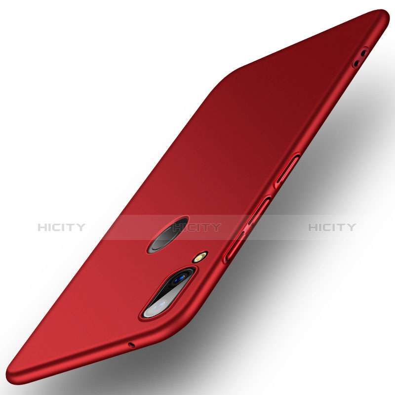 Funda Dura Plastico Rigida Carcasa Mate R01 para Huawei Y9 (2019) Rojo