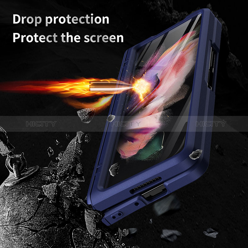 Funda Dura Plastico Rigida Carcasa Mate R01 para Samsung Galaxy Z Fold3 5G