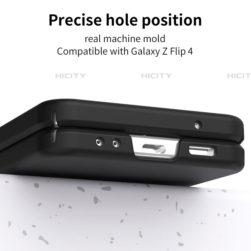 Funda Dura Plastico Rigida Carcasa Mate R06 para Samsung Galaxy Z Flip4 5G