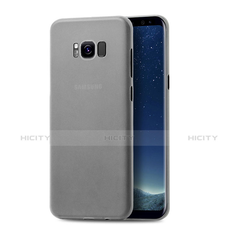 Funda Dura Plastico Rigida Carcasa Mate S01 para Samsung Galaxy S8 Gris