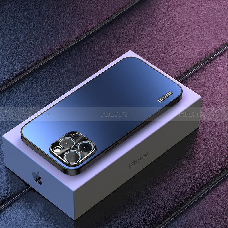 Funda Dura Plastico Rigida Carcasa Mate TB2 para Apple iPhone 13 Pro Azul